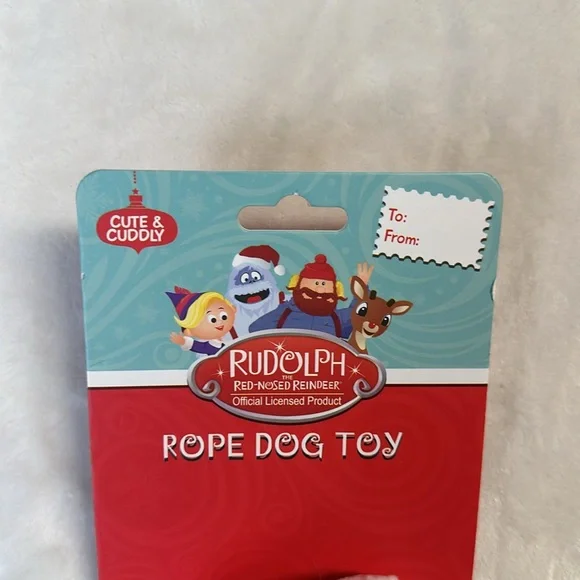 Rudolph The Red Nosed Reindeer Plush Toy Rope Abominable Snowman Yeti - Picture 2 of 4